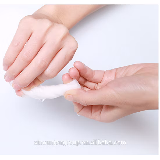 Hergestellt in China, hochwertiger, spülbarer Woodplup-Vliesstoff für Feuchttücher und Feuchttücher, Toilettenpapier
